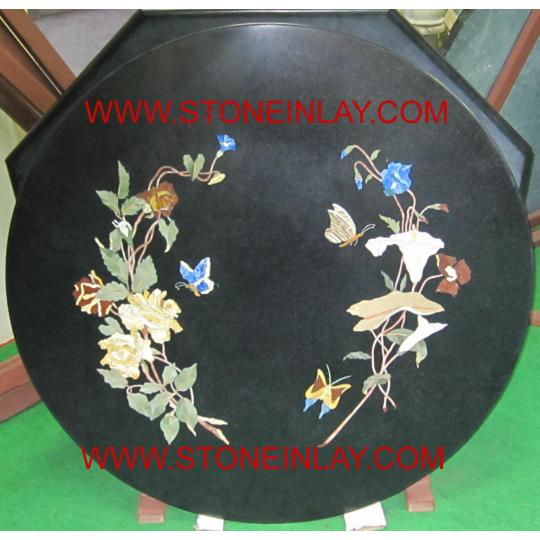 Pietra Dura Marble Stone Inlay Table top